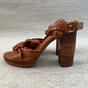 Vince Camuto Fancey Ankle Strap Platform Chunky Heels Sandals Shoes 11